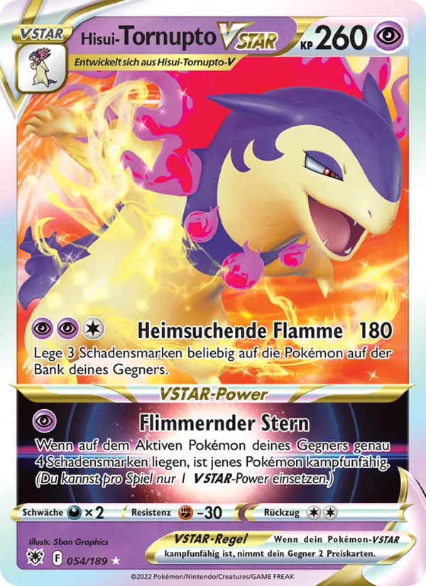 Hisui-Tornupto VSTAR Astralglanz 054/189