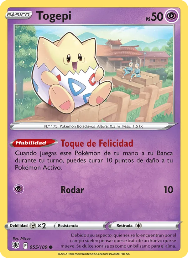 Togepi Resplandor Astral 055/189
