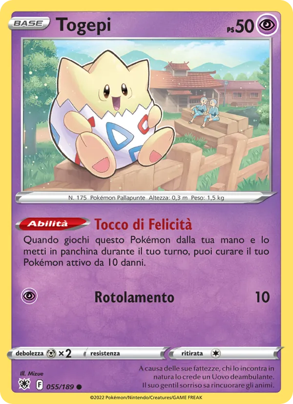Togepi Lucentezza Siderale 055/189