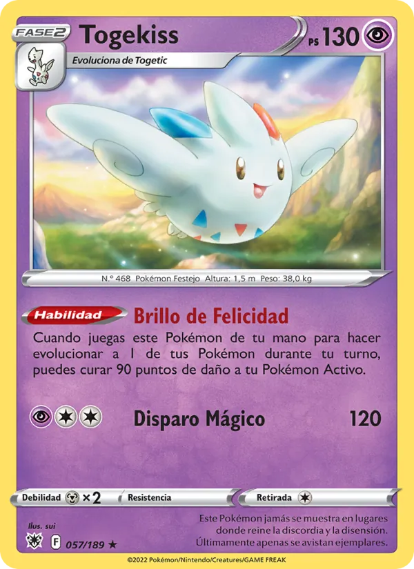 Togekiss Resplandor Astral 057/189