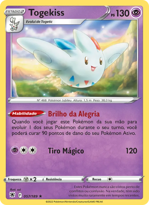 Togekiss Estrelas Radiantes 057/189