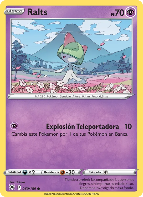 Ralts Resplandor Astral 060/189