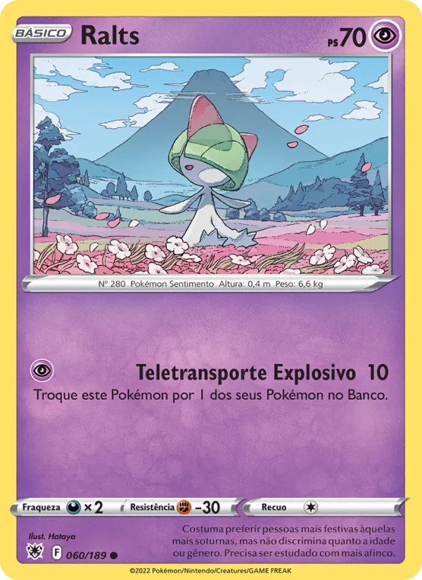 Ralts Estrelas Radiantes 060/189