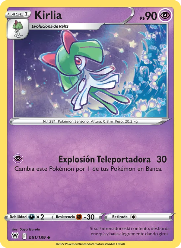 Kirlia Resplandor Astral 061/189