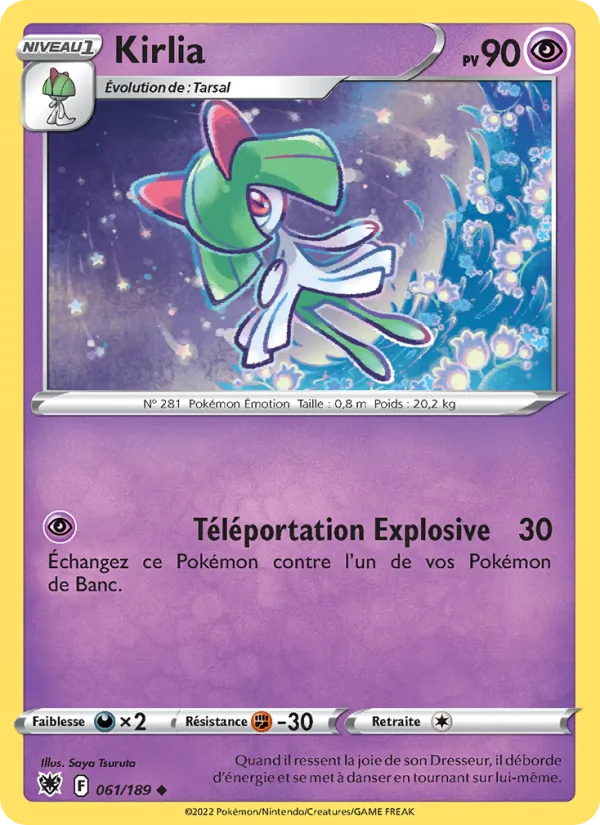 Kirlia Astres Radieux 061/189