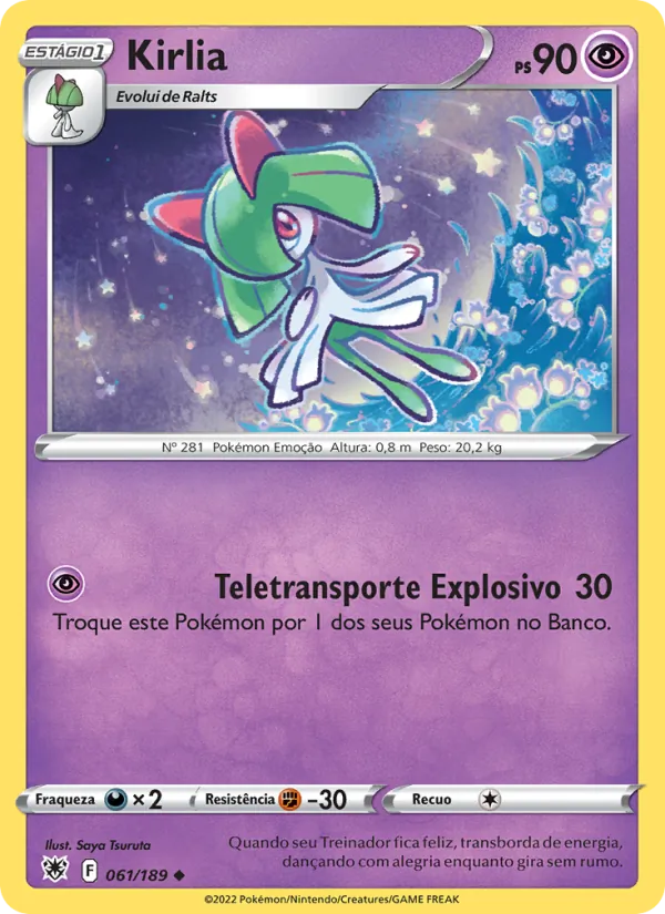 Kirlia Estrelas Radiantes 061/189