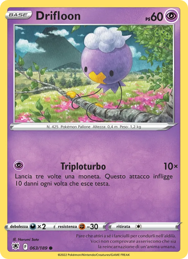 Drifloon Lucentezza Siderale 063/189