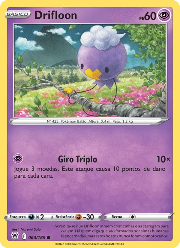 Drifloon Estrelas Radiantes 063/189