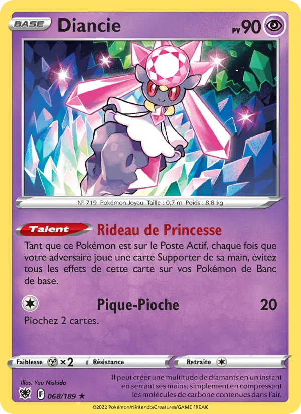 Diancie Astres Radieux 068/189