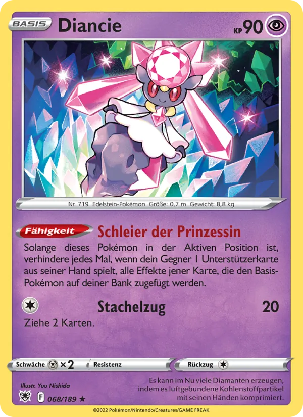 Diancie Astralglanz 068/189