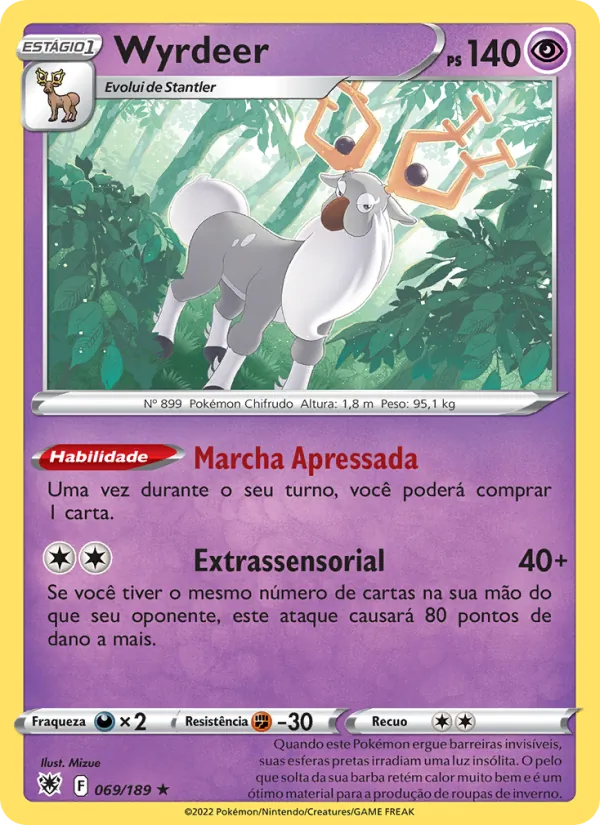 Wyrdeer Estrelas Radiantes 069/189