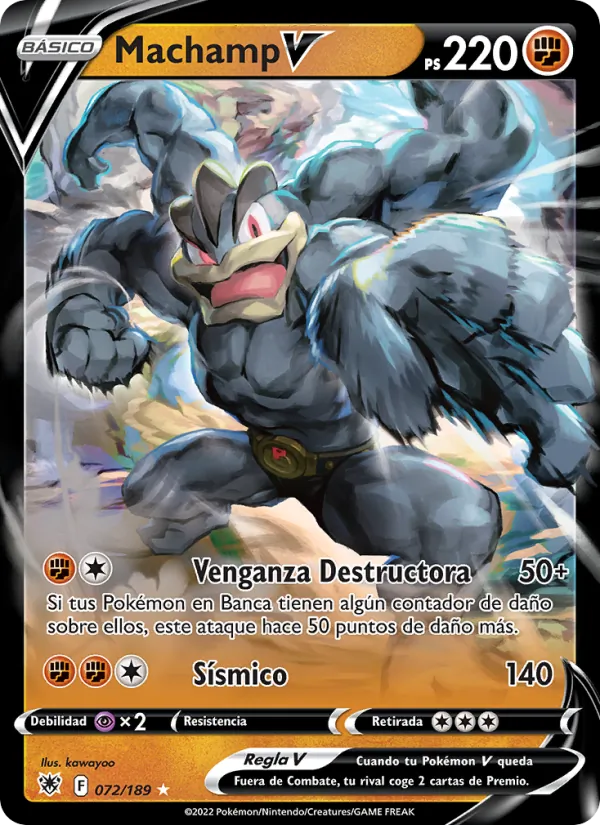 Machamp V Resplandor Astral 072/189