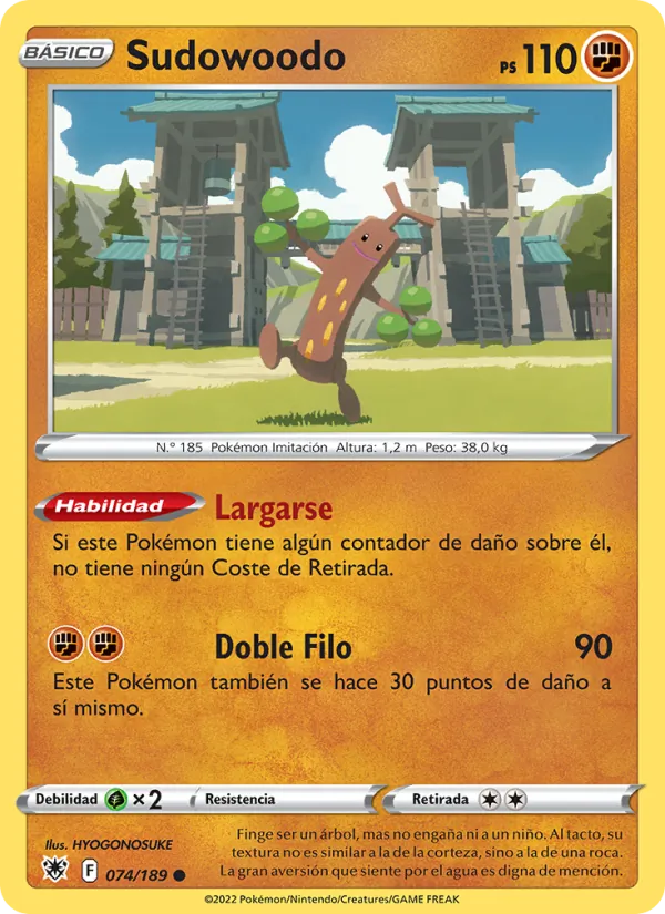 Sudowoodo Resplandor Astral 074/189
