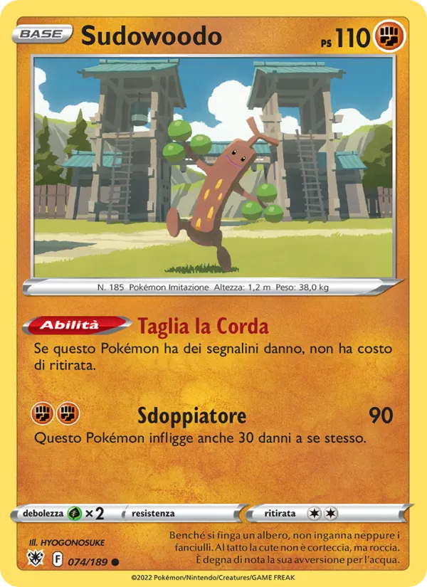 Sudowoodo Lucentezza Siderale 074/189
