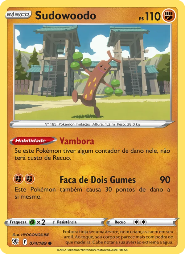 Sudowoodo Estrelas Radiantes 074/189