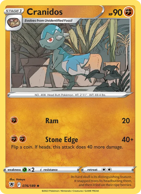 Cranidos Astral Radiance 076/189