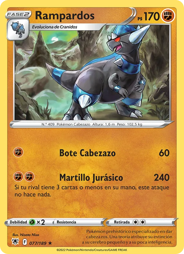 Rampardos Resplandor Astral 077/189