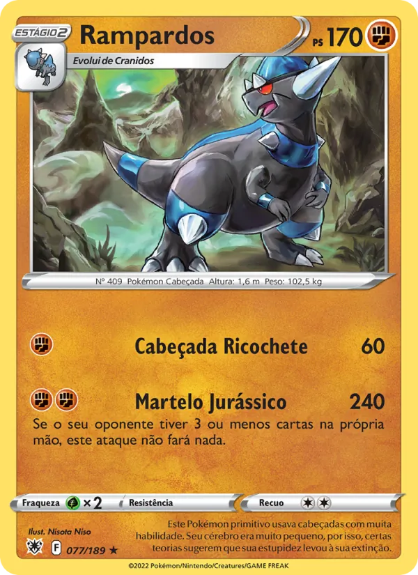 Rampardos Estrelas Radiantes 077/189