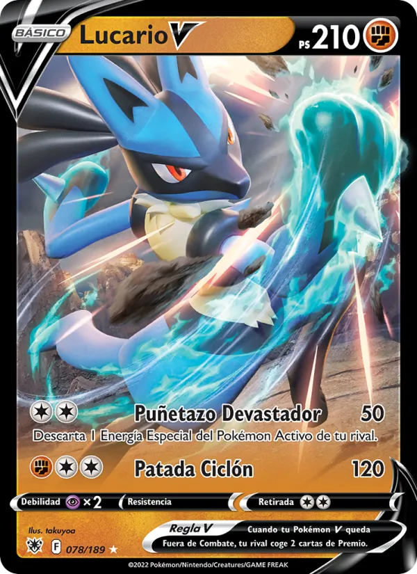 Lucario V Resplandor Astral 078/189