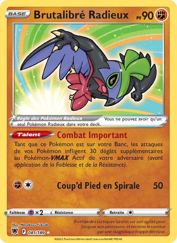 Brutalibré Radieux Astres Radieux 081/189