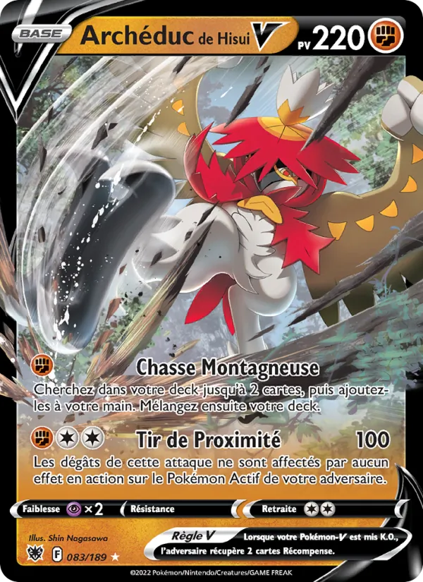 Archéduc de Hisui V Astres Radieux 083/189