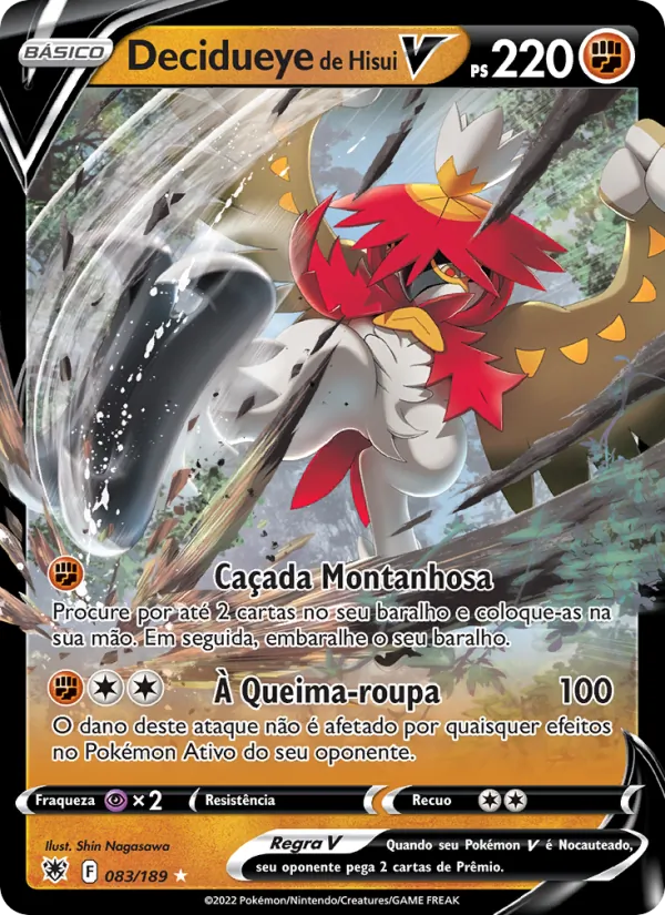 Decidueye de Hisui V Estrelas Radiantes 083/189