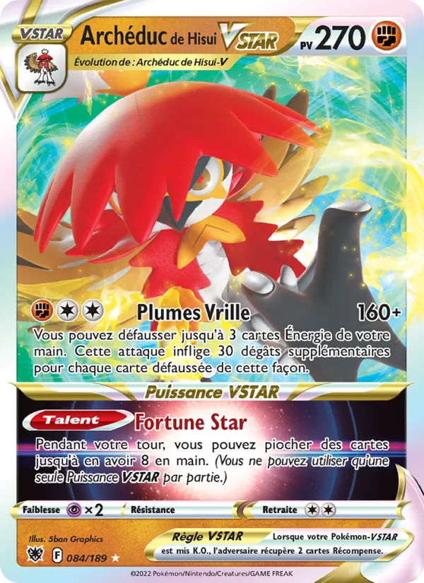 Archéduc de Hisui VSTAR Astres Radieux 084/189