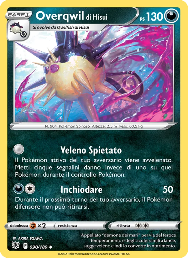 Overqwil di Hisui Lucentezza Siderale 090/189