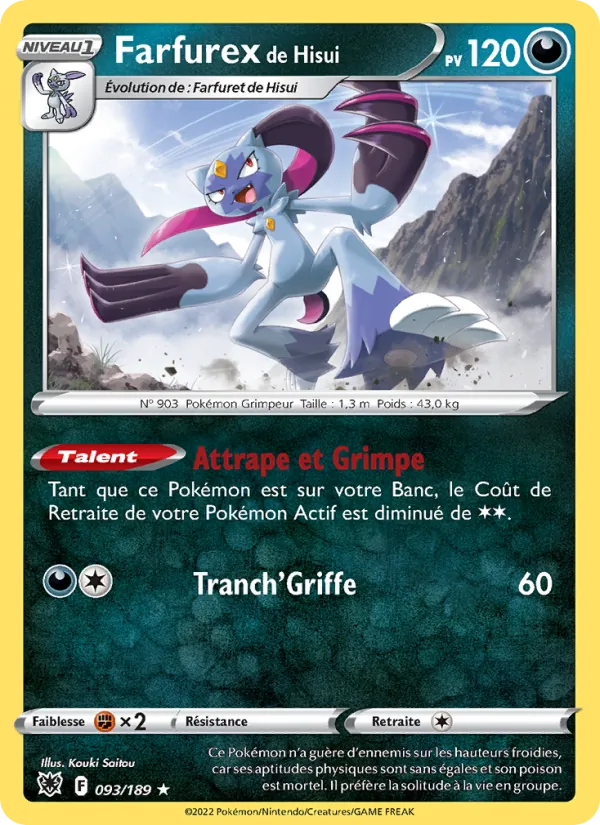 Farfurex de Hisui Astres Radieux 093/189