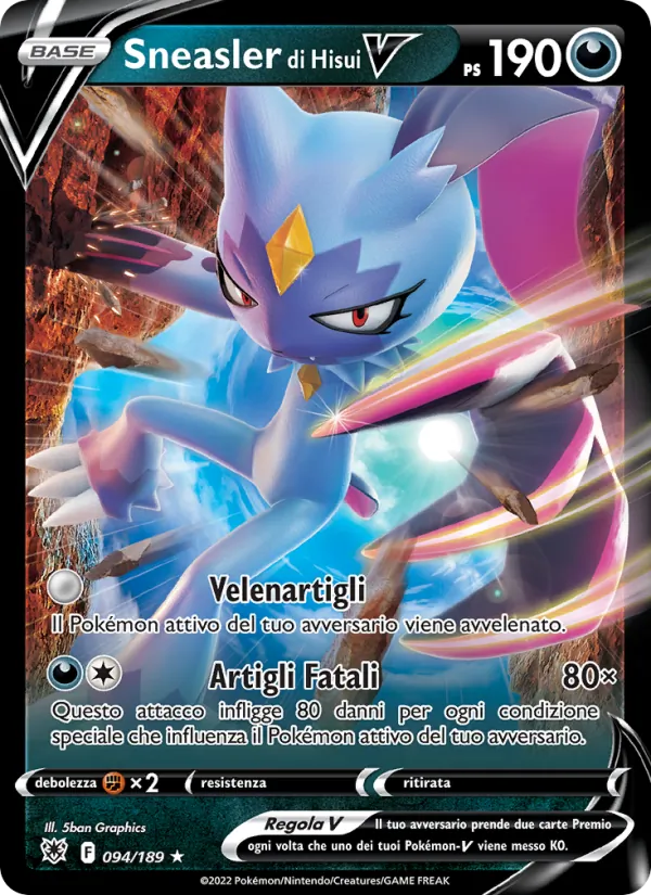 Sneasler di Hisui V Lucentezza Siderale 094/189