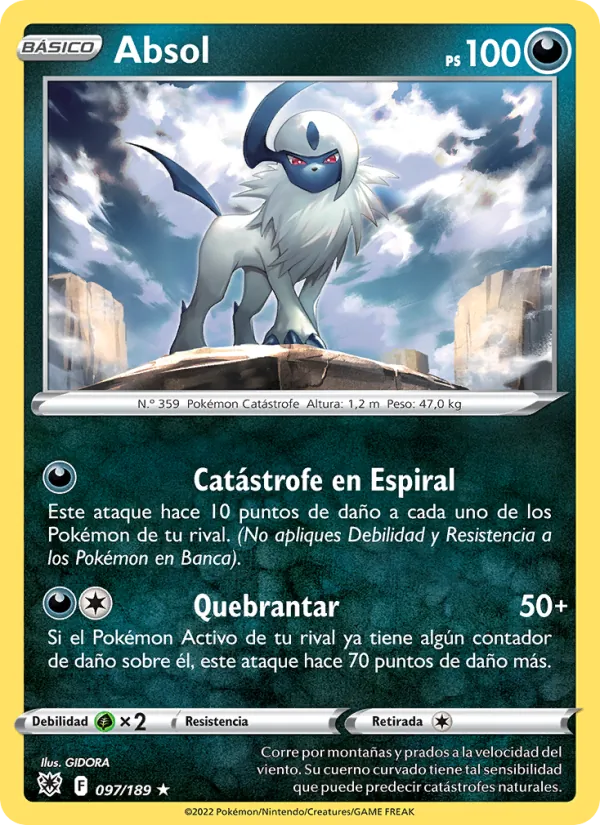 Absol Resplandor Astral 097/189