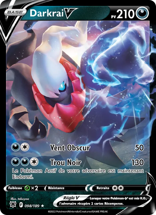 Darkrai V Astres Radieux 098/189