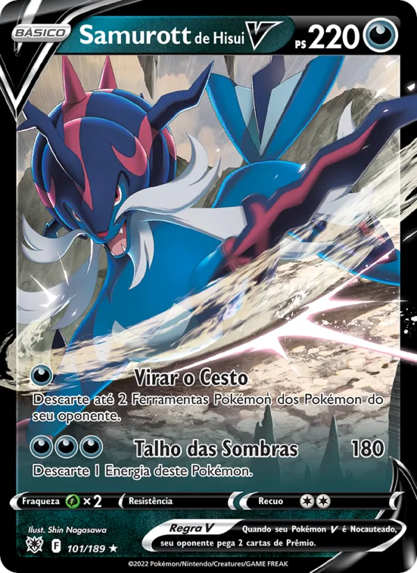 Samurott de Hisui V Estrelas Radiantes 101/189