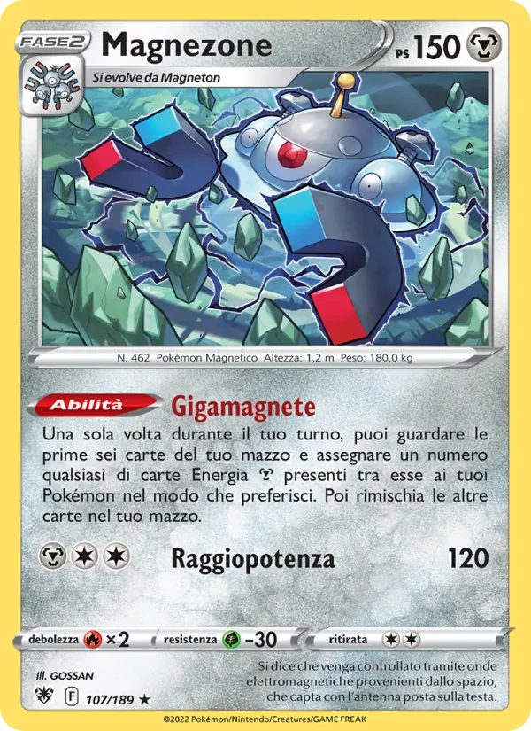 Magnezone Lucentezza Siderale 107/189