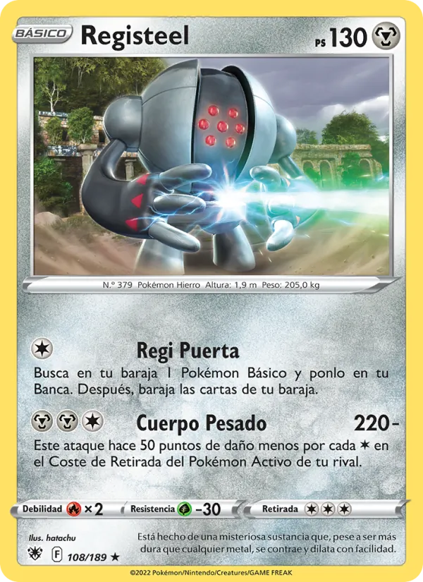 Registeel Resplandor Astral 108/189
