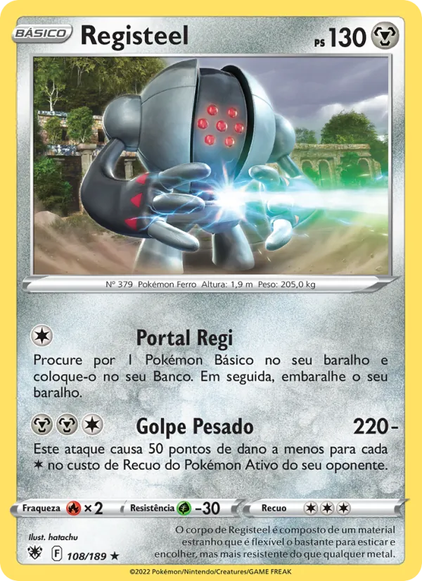 Registeel Estrelas Radiantes 108/189