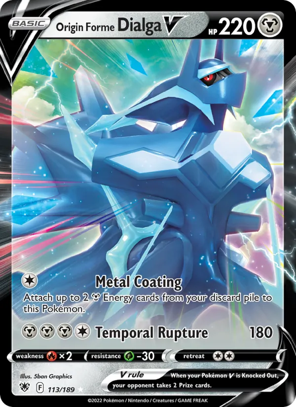 Origin Forme Dialga V Astral Radiance 113/189