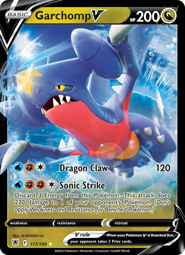 Garchomp V Astral Radiance 117/189
