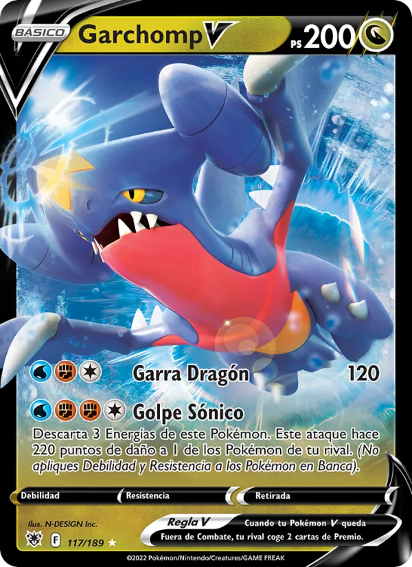 Garchomp V Resplandor Astral 117/189
