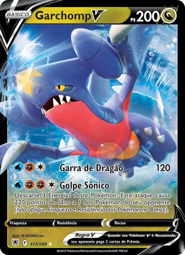 Garchomp V Estrelas Radiantes 117/189