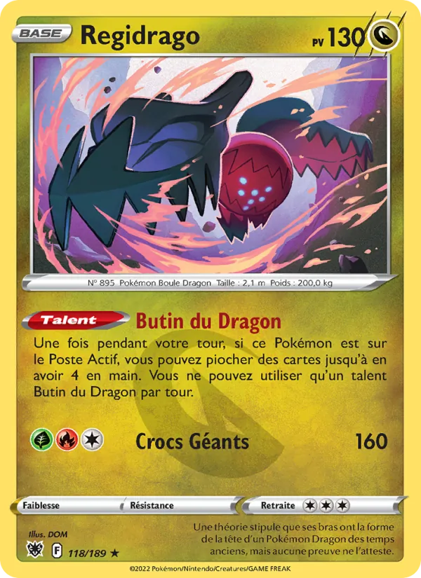 Regidrago Astres Radieux 118/189