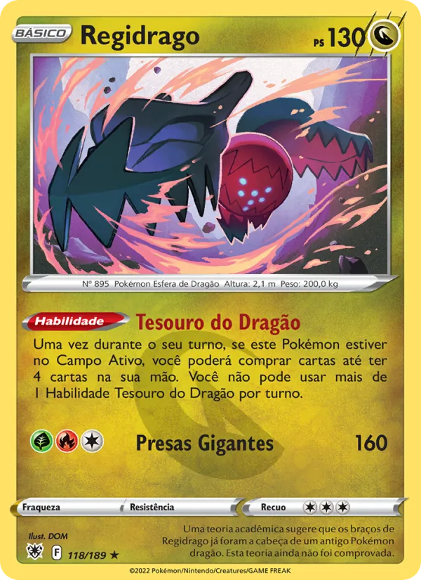 Regidrago Estrelas Radiantes 118/189