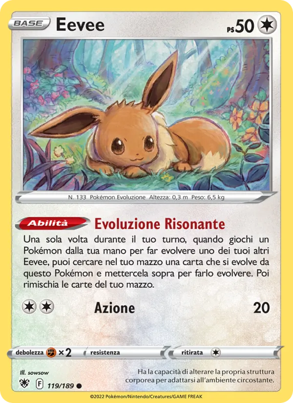 Eevee Lucentezza Siderale 119/189