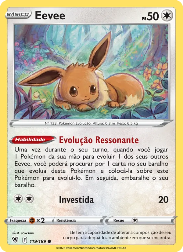 Eevee Estrelas Radiantes 119/189