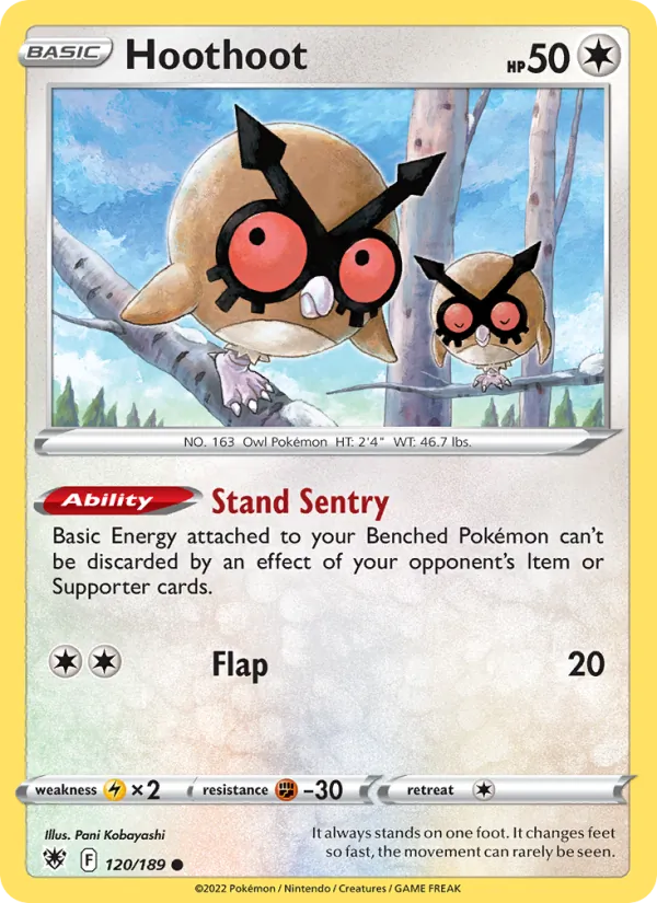 Hoothoot Astral Radiance 120/189