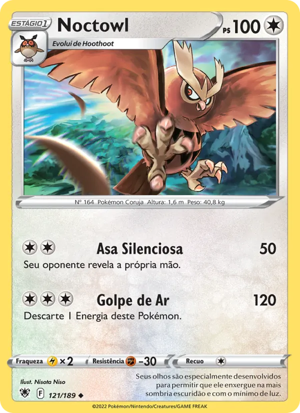 Noctowl Estrelas Radiantes 121/189