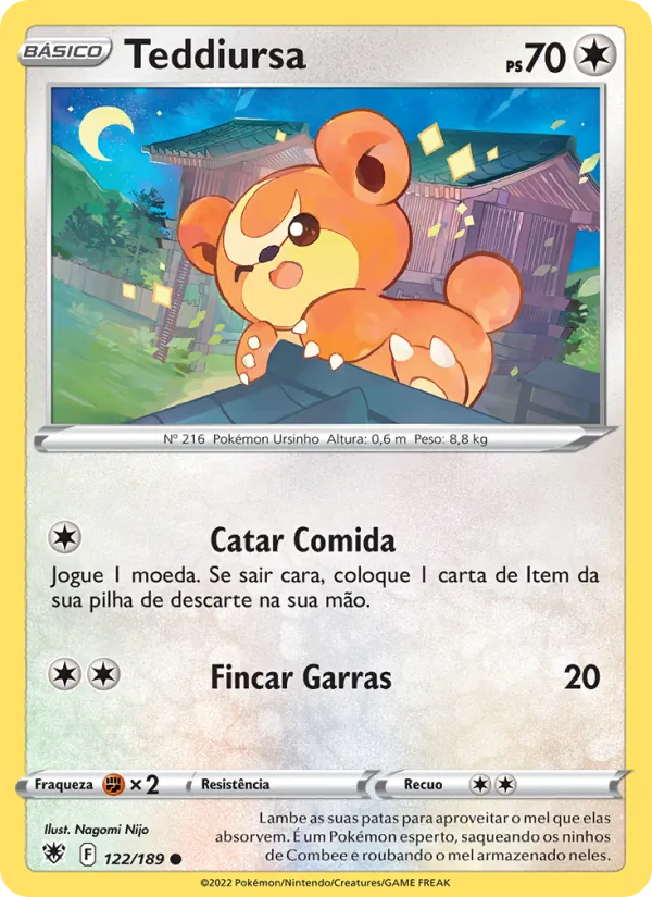 Teddiursa Estrelas Radiantes 122/189