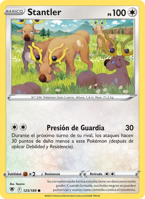 Stantler Resplandor Astral 125/189