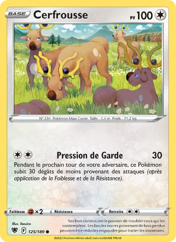 Cerfrousse Astres Radieux 125/189