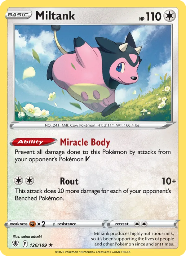 Miltank Astral Radiance 126/189